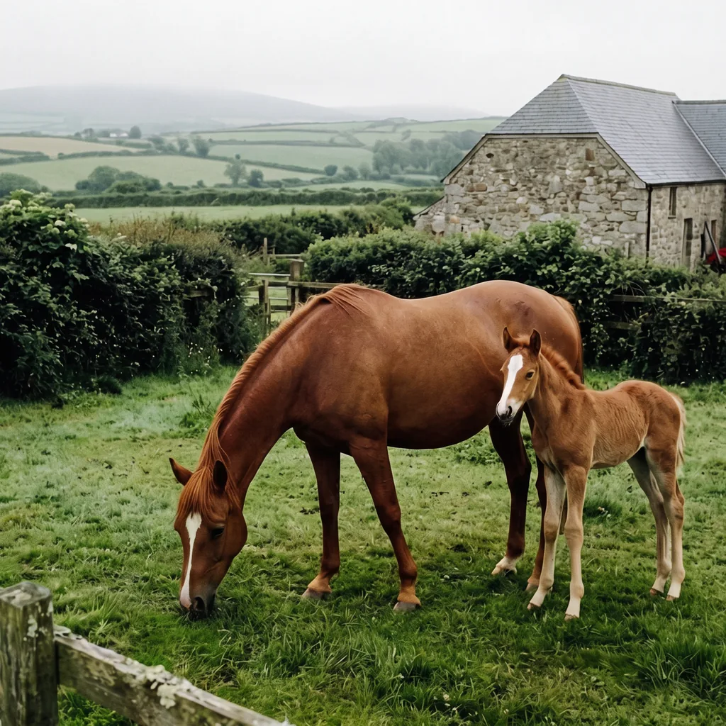 Élevage de chevaux au Haras de Pezard, Le Dorat
