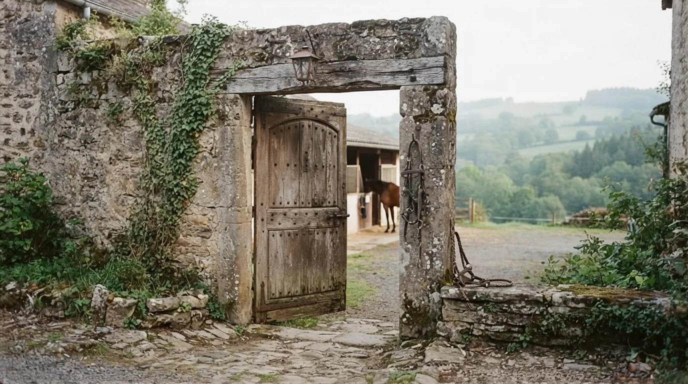 Entrée du Haras de Pezard, centre équestre à Le Dorat